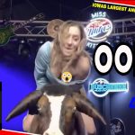MOOSE KNUCKLE BULL RIDING!  LADY BULL RIDING AT MISS KITTYS @MissKittys   BETTER THAN ANY SLINGSHOT!
