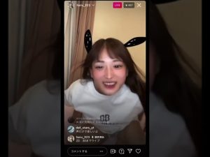 パンチラ所じゃないw 割れ目が