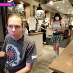 Creep caught taking upskirt photos (the man in the back)