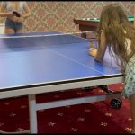 LITTLE PRINCESS vs Renita - Highlights Moments - Women's Table Tennis