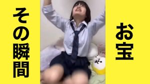 【tiktok】パンチラ～トスの瞬間～インスタライブ